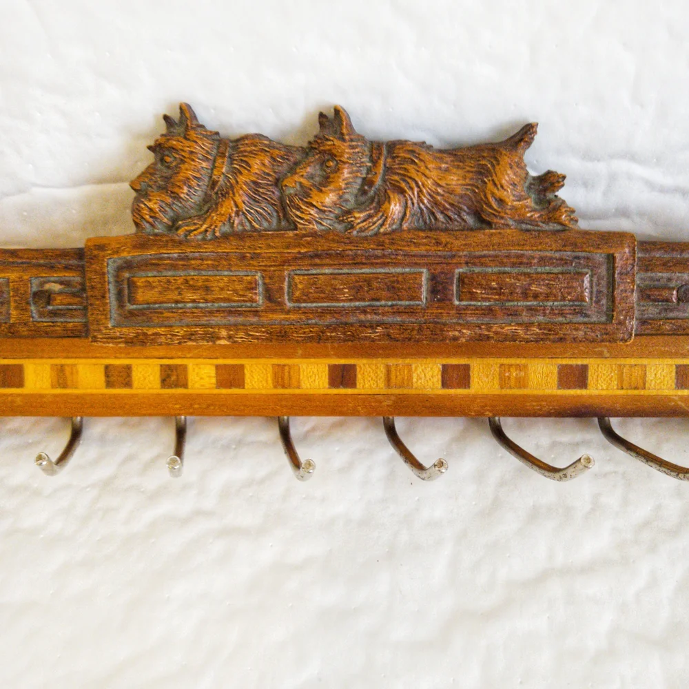 Charming Brown Dog Wall Hook